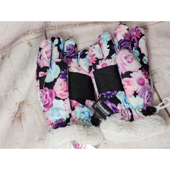 2015 Authentic American Heritage Small(4-6) 3M Thinsulate Insulation Floral Glov - Picture 11 of 14